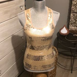 Sequin tank top size Medium